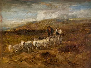 Cox David The Elder Gallery: Welsh Shepherds, 1841. Creator: David Cox the elder