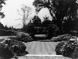 Welwyn, Harold Irving Pratt house, 100 Crescent Beach Road, Glen Cove, New York, c1918. Creator: Frances Benjamin Johnston. Welwyn, Harold Irving Pratt house, 100 Crescent Beach Road, Glen Cove, New York, c1918