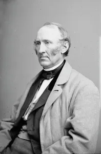 Stereoscopics Gallery: Wendell Phillips, between 1855 and 1865. Creator: Unknown