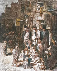 Blanchard Jerrold Prints: Wentworth Street, Whitechapel, 1872