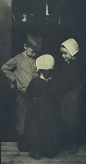 Caps Prints: We're going to have warm potatoes!, c1900. Creator: Elizabeth B. Brownell