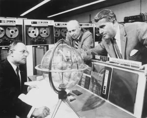 Braun Gallery: Werner von Braun, German born rocket pioneer, 1944