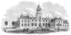 Wesleyan Methodist College, Headingley, near Leeds, 1869. Creator: Unknown
