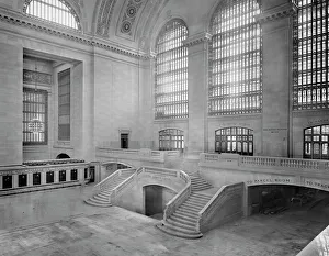 Rail Road Prints: West balcony, main concourse, Grand Central Terminal