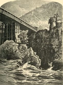 The West Branch of Bellows Falls, 1874. Creator: James L. Langridge