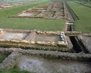 West corner of the Roman fortress at Caerleon, 2nd century West corner of the Roman fortress at Caerleon, 2nd century