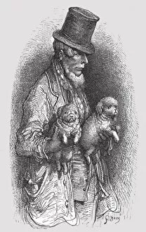 Doru Gallery: The West End Dog Fancier, 1872. Creator: Gustave Doré