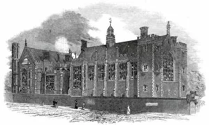 West front, Lincoln's Inn Fields, 1845. Creator: Unknown