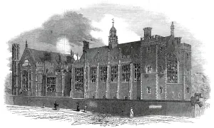Camden Gallery: West front, Lincolns Inn Fields, 1845. Creator: Unknown