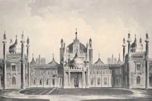 Nash Collection: The West Front, Main Entrance, 1939