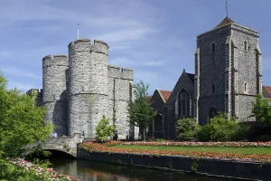 River Stour Prints: West Gate Towers, Canterbury, Kent