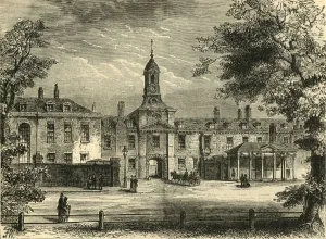 Sir Christopher Wren Collection: West Front of Kensington Palace, c1876. Creator: Unknown