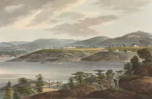 Hudson River Gallery: West Point (No. 16 of The Hudson River Portfolio), 1825. Creator: John Hill