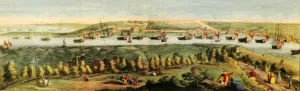 Dockyard Prints: The West Prospect of His Majestys Dock-Yard