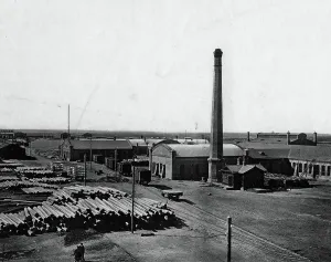 Rail Transport Prints: West-Siberian Railroad. Main Workshop of the Omsk Station