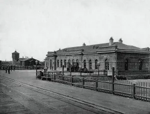 Rail Transport Prints: West-Siberian Railroad. Station of the Third Class