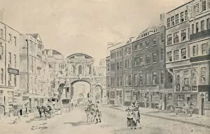 The Strand Gallery: West of Temple Bar, 1772, (1920). Artist: James Miller
