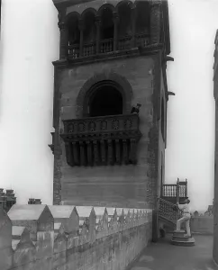 Transparency Prints: The west tower of the Ponce [de Leon Hotel]