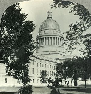 Government Collection: West Virginias Magnificent State Capitol in Charleston, c1930s. Creator: Unknown