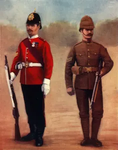 West Yorkshire Regiment (Colour-Sergeant) and Yorkshire Regiment (Sergeant), 1900 West Yorkshire Regiment (Colour-Sergeant) and Yorkshire Regiment (Sergeant), 1900