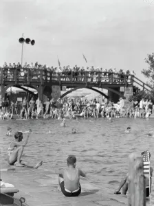 Poolside Prints: Westchester Country Club, 1932 Creator: Arnold Genthe