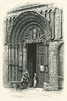 Petter Gallery: The Western Doorway, Rochester Cathedral, c1870