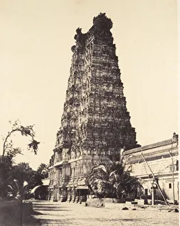 The Western Gopuram, January-March 1858. Creator: Captain Linnaeus Tripe The Western Gopuram, January-March 1858. Creator: Captain Linnaeus Tripe