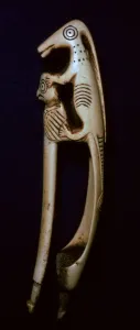 Adze Prints: Western inuit bronze adze haft