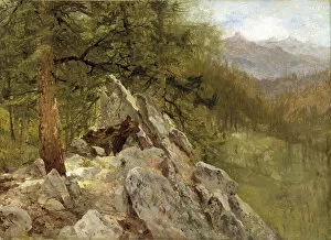 Wilderness Collection: Western Landscape, 1870. Creator: John Frederick Kensett