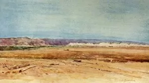 Arid Collection: The Western Shore of the Dead Sea, 1902. Creator: John Fulleylove
