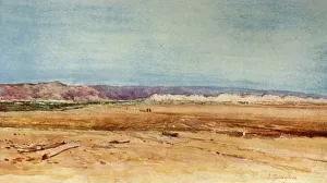 West Bank Prints: The Western Shore of the Dead Sea, 1902. Creator: John Fulleylove