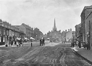 Pedestrian Prints: Westgate, Grantham, c1896. Artist: Eyre & Spottiswoode