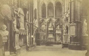Busts Prints: Westminster Abbey, 1850-1900. Creator: Unknown
