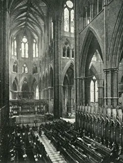 Apse Prints: Westminster Abbey: Choir and Apse, 1911. Creator: Unknown