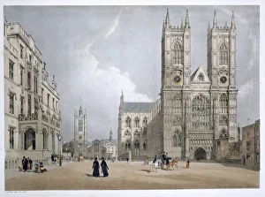 Thomas Shotter Prints: Westminster Abbey and Hospital, London, 1842. Artist: Thomas Shotter Boys