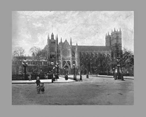 Westminster Abbey, London, c1900. Artist: FGO Stuart