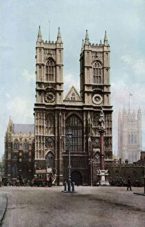 Images Dated 10th September 2009: Westminster Abbey, London, c1930s. Artist: Donald McLeish