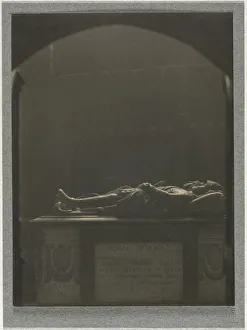 1853 1943 Prints: Westminster Abbey, Tomb of Sir Georges Villiers (d. 1605), c. 1900. Creator: Frederick H