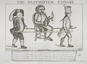 Fawkes Prints: The Westminster canvass, 1784. Artist: William Dent