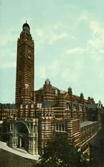 Campanile Collection: Westminster Cathedral, London, c1910. Creator: Unknown