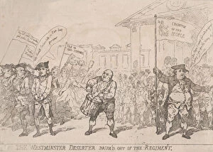 Covent Garden Gallery: The Westminster Deserter Drum d Out of The Regiment, May 18, 1784. May 18, 1784
