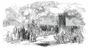 Westminster Ragged-School Children in Claydon-Park, 1850. Creator: Unknown