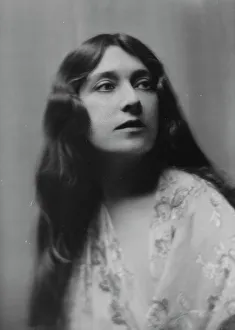 Bathrobe Prints: Weston, Lucy, Miss, portrait photograph, 1915 Oct. 2. Creator: Arnold Genthe