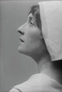Weston, Lucy, Miss, portrait photograph, 1915 Oct. 2. Creator: Arnold Genthe