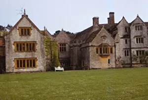 Lawn Prints: Westside of Athelhampton Medieval Manor, Dorset, England, 20th century. Artist: CM Dixon