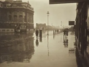 Photograph Album Prints: A wet day in Wellington Street