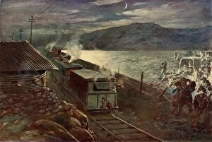 Second Transvaal War Gallery: De Wets Attempt to Cross the Railway, 1902. Creator: Unknown