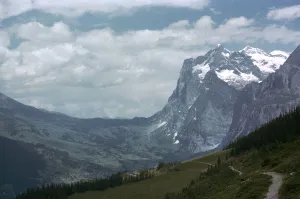 The Wetterhorn from Alpiglen