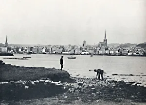 Bending Down Prints: Wexford - From the Opposite Shore, 1895