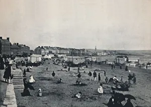 Channel Prints: Weymouth - General View of the Town and the Beach, 1895